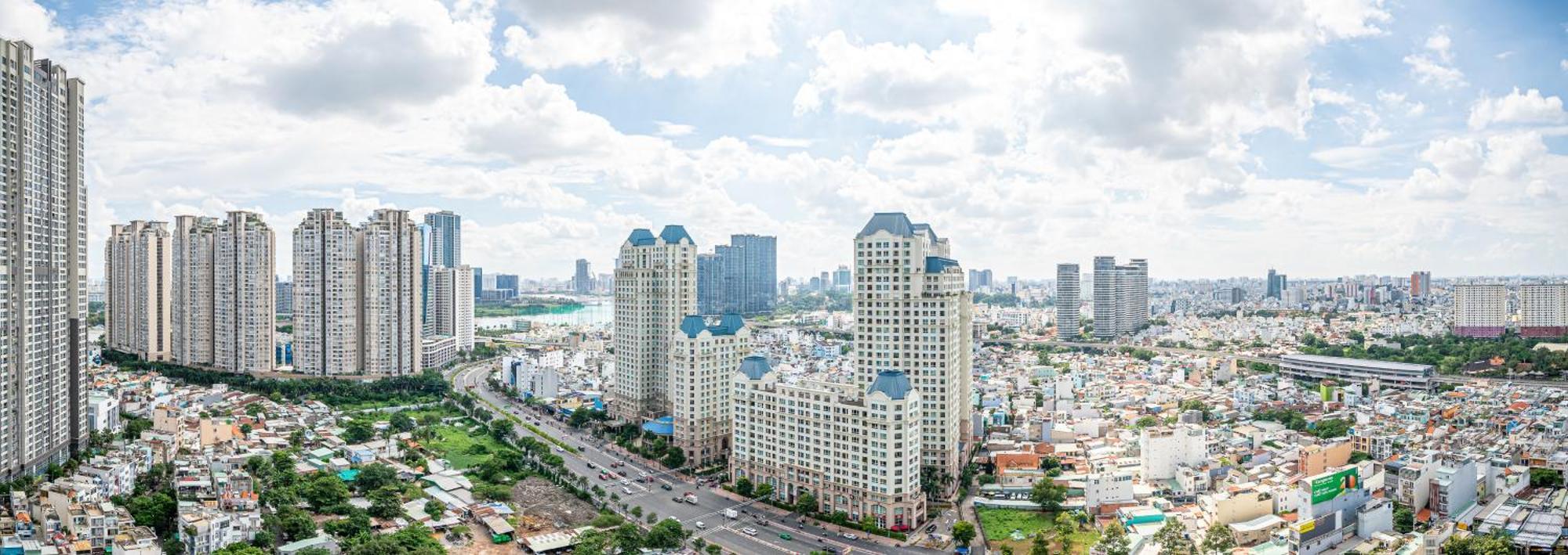Sky Park Apartment - Vinhomes Central Park Ho-Chi-Minh-Stadt Exterior foto
