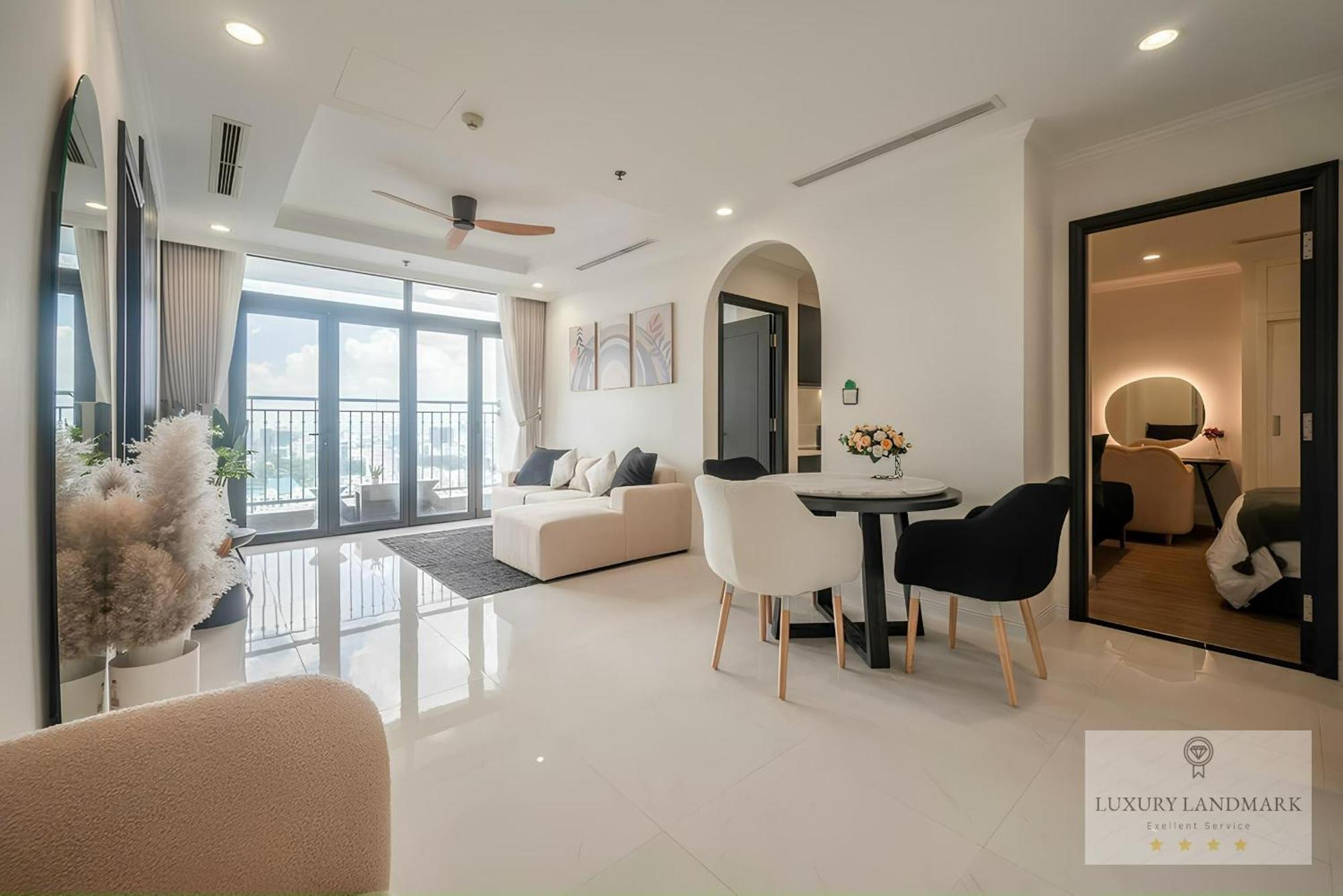 Sky Park Apartment - Vinhomes Central Park Ho-Chi-Minh-Stadt Exterior foto
