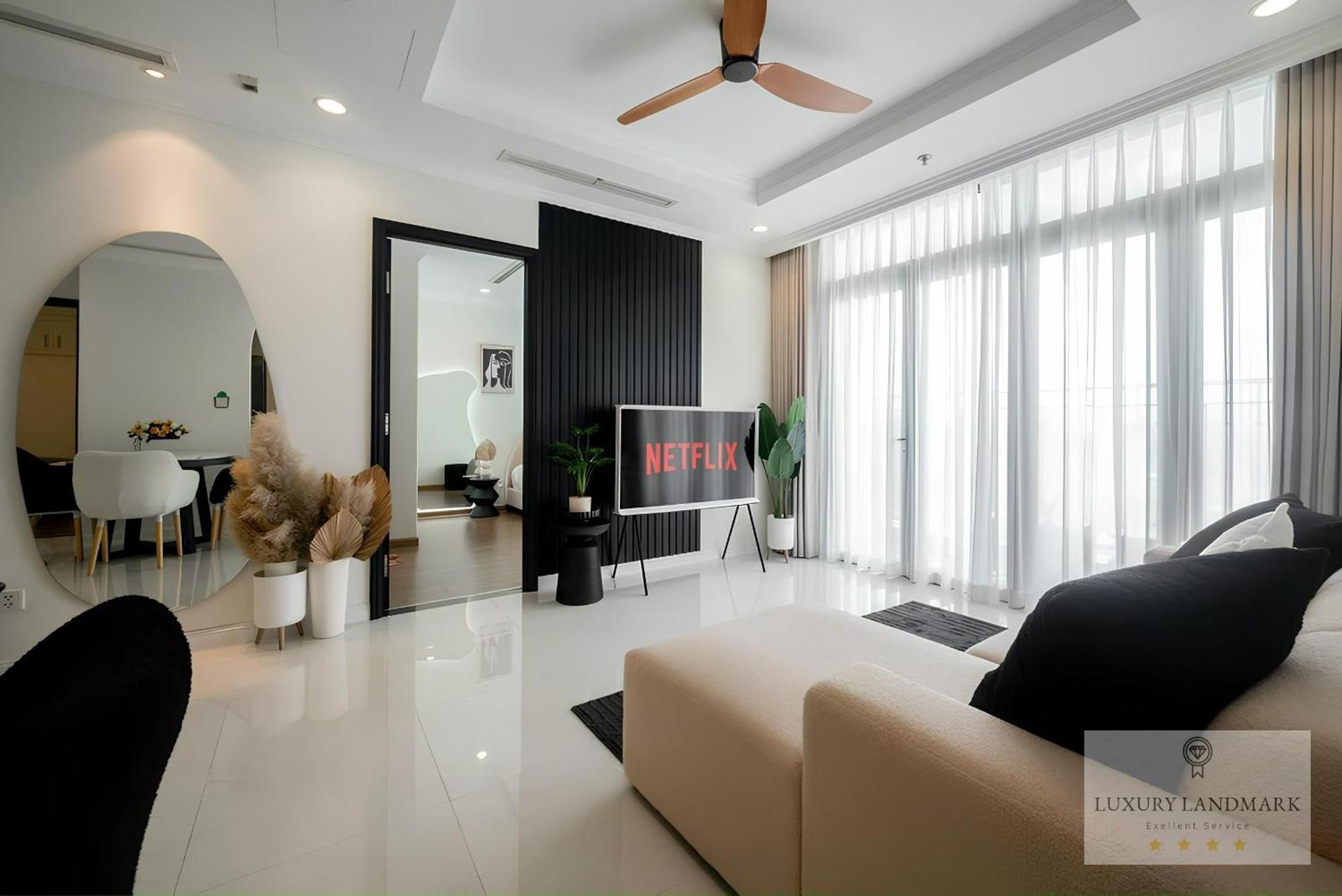 Sky Park Apartment - Vinhomes Central Park Ho-Chi-Minh-Stadt Exterior foto
